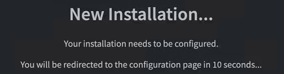 初次安装开始设置